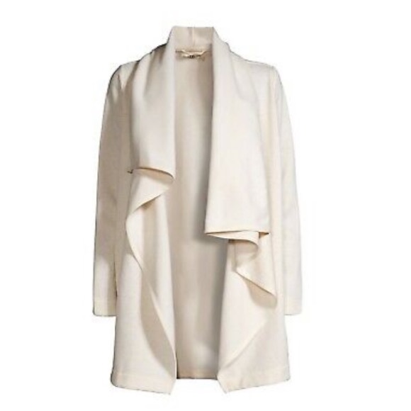 NWT UGG Janni Fleece ivory cream Blanket Cardigan M/ L - Picture 3 of 5